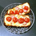 Shinonoge's cooksnap of when they made ミニトマト＆チーズdeトースト.