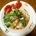 新米モモ's cooksnap of when they made ささみと豆腐の棒棒鶏風サラダ麺.