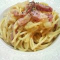 kazkaz☆'s cooksnap of when they made 簡単！全卵で本格カルボナーラ.