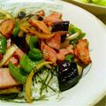 はとぽっぽ7's cooksnap of when they made ナスとピーマンのめんつゆ炒め丼.