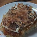 へんみぃ's cooksnap of when they made 米粉でお好み焼き（卵・小麦アレルギーでも.