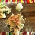 mocotoran's cooksnap of when they made 鶏ササミとキュウリと大葉の梅さっぱり丼.