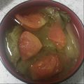 ぽかりんこ's cooksnap of when they made トマトとレタスのスープ.