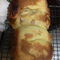 nofx7's cooksnap of when they made レンジパンで「苺マーブルパン」♪.