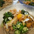 cocoりえ's cooksnap of when they made モロヘイヤと納豆のネバネバ蕎麦.