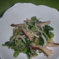 Jock's cooksnap of when they made 春菊とシイタケのニンニクじゃこ炒め.