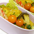 なななな♡MaMa's cooksnap of when they made お弁当の彩りに！カニカマちくわのマヨ焼き.