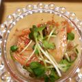 スリーエクボ's cooksnap of when they made 一手間で簡単小鉢！キムチと貝割れの和え物.
