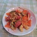 オレンジリング's cooksnap of when they made 春キャベツとアスパラのケチャップ炒め❀.