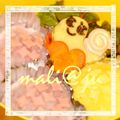 mali＠ju's cooksnap of when they made キャラ弁・デコ弁・簡単あじさいおにぎり.