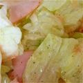 枝めろ's cooksnap of when they made ハムとレタスのちぎってクシュッとサラダ.