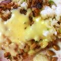 みほママ。's cooksnap of when they made 納豆ライスピザ.