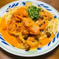 kinniko's cooksnap of when they made 癖になる☆海老のトマトクリームシチュー.