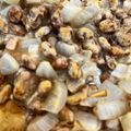 LIN★'s cooksnap of when they made 納豆と玉ねぎのフライパン焼き.