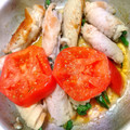xyzクック's cooksnap of when they made とろけるトマトと鶏肉のネギ塩炒め.