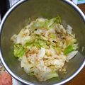 トラケ's cooksnap of when they made 味見で半分なくなるキャベツの胡麻和え.