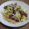 朔耶's cooksnap of when they made ホタルイカの焼きうどん.