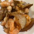 papikun's cooksnap of when they made おいもと海老のピリ辛オイスターソース炒め.