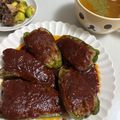 ベルちゃんパンケーキ's cooksnap of when they made ピーマンの肉詰め.
