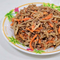ゆ→ちむ❦180SX's cooksnap of when they made ご飯が進む🍚ごぼうとにんじんの肉味噌炒め.