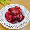 ルパンのかあさん☆彡's cooksnap of when they made 紅大根の甘酢漬け　塩分少なめですぐどうぞ.