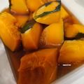 みかん's cooksnap of when they made レンジで★かぼちゃの煮物.