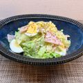 horseland's cooksnap of when they made キャベツ・ゆで卵・ハムのサラダ.