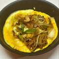 にきけん's cooksnap of when they made 名古屋風のオム焼きそば.