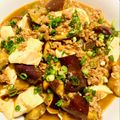 kose's cooksnap of when they made カレー風味の茄子入り麻婆豆腐.