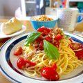 ayayahoney's cooksnap of when they made 究極の水漬けパスタ！冷製パスタバージョン.