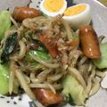 まりっコぐらし's cooksnap of when they made 味付けはめんつゆ♡簡単 焼きうどん♡.