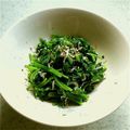 Bsnow's cooksnap of when they made しらすと三つ葉の和えもの.