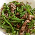 reotAmoe's cooksnap of when they made 青椒肉絲.