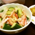 サトモユリア's cooksnap of when they made きゅうりとかにかまのコロコロサラダ.
