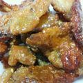 KEYONCE's cooksnap of when they made 鶏皮活用術（パリパリ鶏皮の甘辛＆鶏油）.