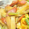kiaoramisa's cooksnap of when they made ジャーマンポテト風☆セロリ入り.
