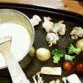 ひなひびももしょう's cooksnap of when they made チーズフォンデュonプレート＊°.