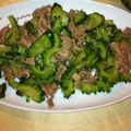 アロマと花のある生活's cooksnap of when they made ゴーヤーのスタミナサラダ.