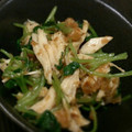 chakiyama's cooksnap of when they made 鶏のささ身と三つ葉の梅和え.
