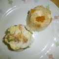 白いぐれーぷ's cooksnap of when they made 大人好み♡生姜＆チーズの薬味おにぎり.