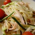 ニコラ〜タ's cooksnap of when they made もやしの中華サラダほんのり辛子風味.