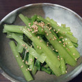 番長☆'s cooksnap of when they made ✽小松菜の酒蒸しぽんず✽.