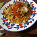 おぶすび's cooksnap of when they made 回鍋肉風の焼きそば.