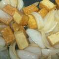 daizu410's cooksnap of when they made 厚揚げと玉ねぎの黒酢炒め.