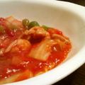 ももまに's cooksnap of when they made 鶏肉と白菜のトマト煮.