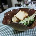 ぽっぽぺぺ's cooksnap of when they made 簡単♥水菜と厚揚げのポン酢和え♥.