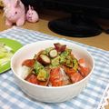 ᕱ⑅ᕱもざみ's cooksnap of when they made アボカドサーモン丼☆.