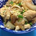 sawasour's cooksnap of when they made めんつゆで簡単♬ボリューム♡親子丼.