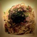 ♡♡（＾Ｏ＾）♡♡'s cooksnap of when they made キノコとベーコンの和風パスタ.