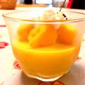kamep0609's cooksnap of when they made ☆冷凍マンゴーで手軽に　マンゴープリン☆.